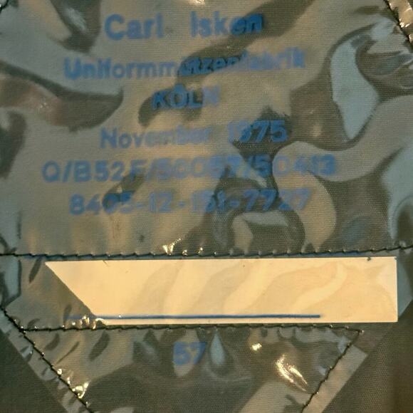 Vintage 1975 German Officer Cap – Carl Isken Köln – Size 57 - Picture 6 of 6